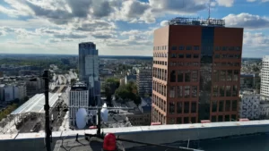 Usługi na wysokości montaż na dachu